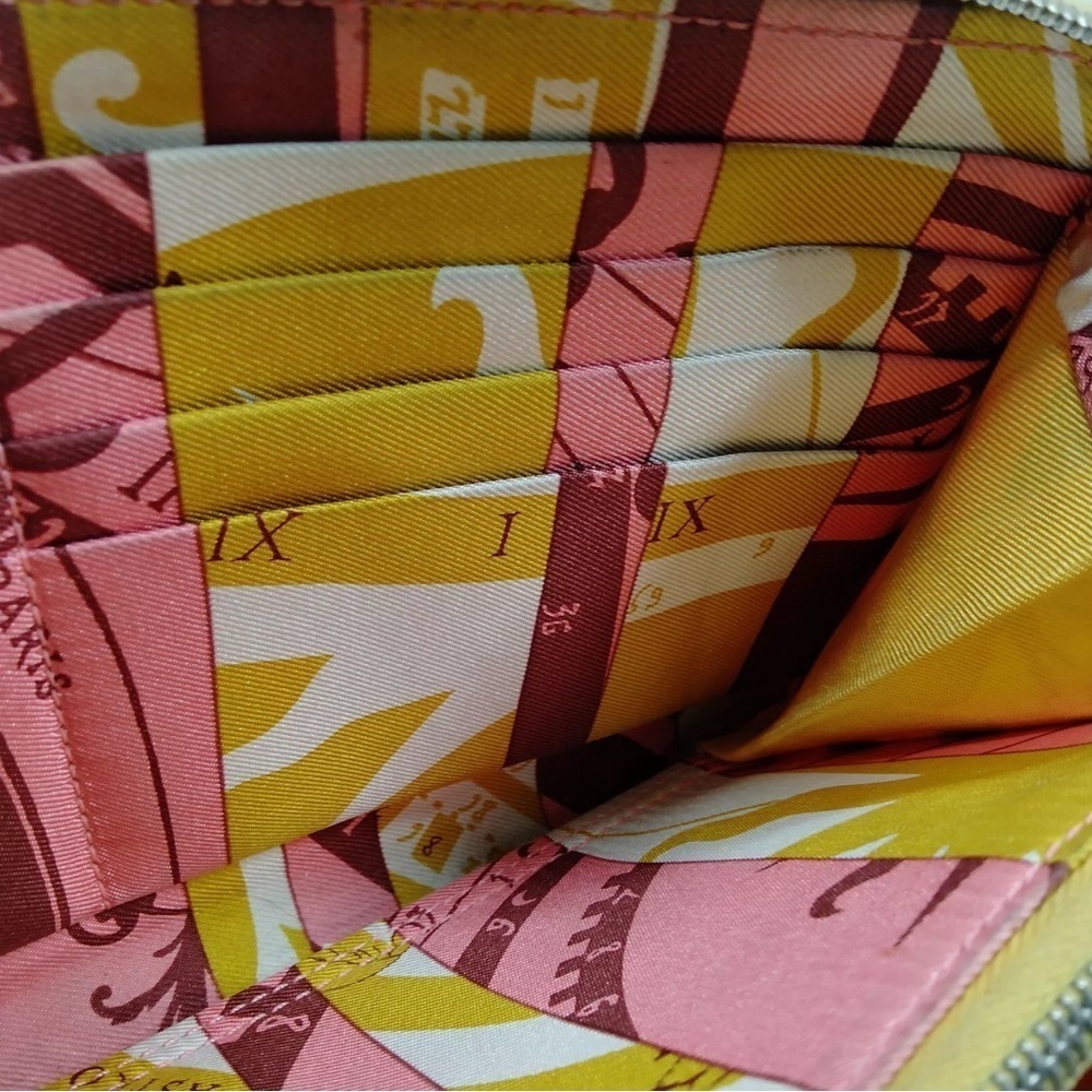 Hermes Yellow Silk'In Classique long wallet - Picture 7 of 9